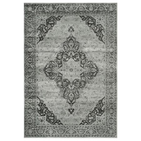 SAFAVIEH 6 ft. 7 in. x 9 ft. 2 in. Rectangle Vintage Light Blue and Multi Traditional Rug VTG159-110-6